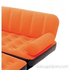 Bestway Multi-Max Air Couch With Sidewinder AC Air Pump - Orange | 10027 552614545